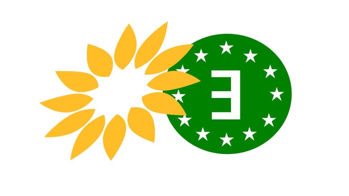 Die Grünen im Europa Parlament logo