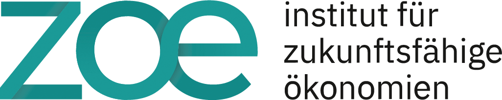 ZOE Institut für zukunftsfähige Ökonomie + logo